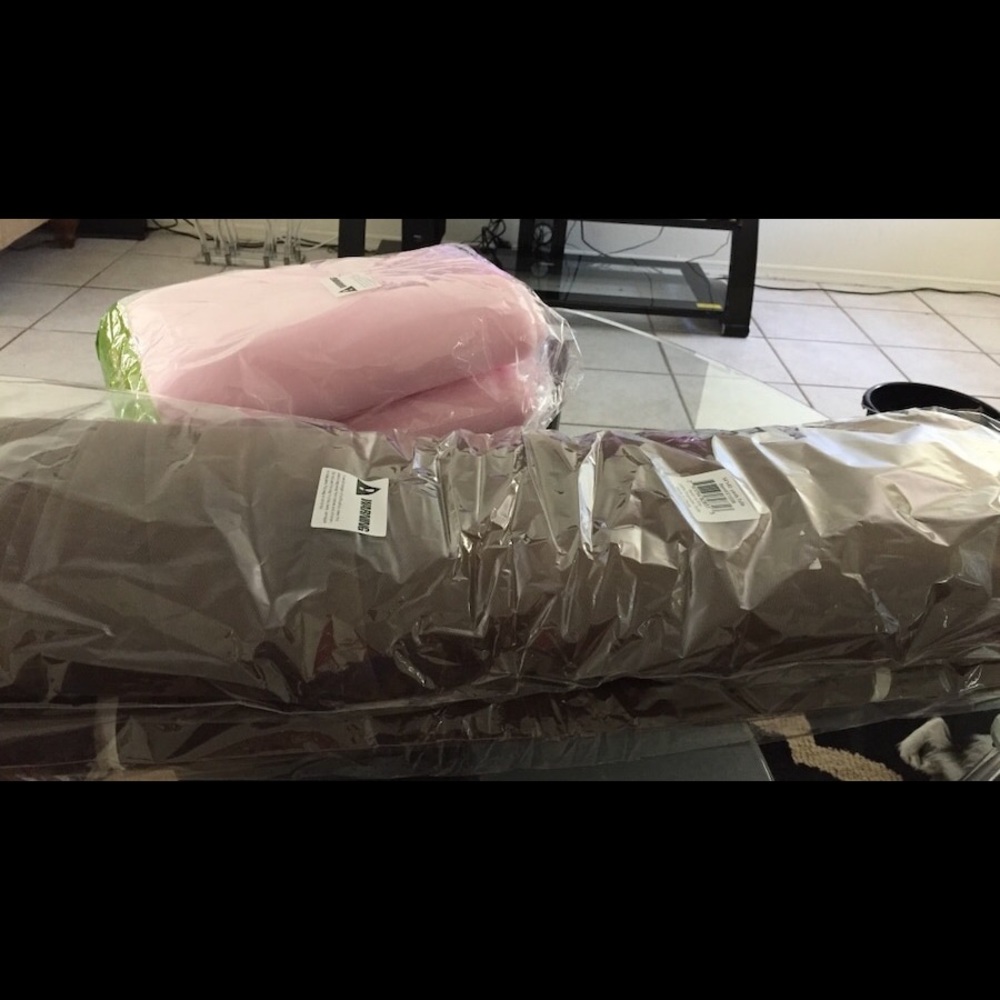 Net tulle pink and brown